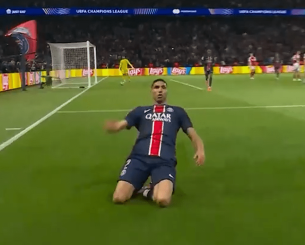 Υπέροχο τελείωμα του Χακίμι και ισχυρό προβάδισμα για την Παρί Σεν Ζερμέν (video)