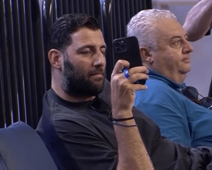 Τρομερή ατμόσφαιρα από τους φίλους του Ηρακλή - Τραβούσε βίντεο ο Μπουρούσης (video)