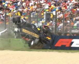 Formula 1: Σοκαριστικό ατύχημα του Τσουνόντα στην Ίμολα (video)