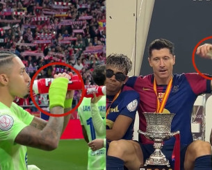 Γιατί οι παίκτες της Μπαρτσελόνα φοράνε συνέχεια επίδεσμο στον καρπό τους; (video)