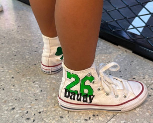 Τα παπούτσια του γιου του Λεσόρ με τον αριθμό του πατέρα του (video)