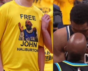 Δυο φίλοι των Πέισερς, με μπλουζάκια ζητούν: «Δικαίωση στον Τζον Χαλιμπάρτον»