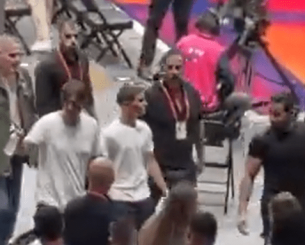 Η είσοδος του Δημήτρη Γιαννακόπουλου στην «Etihad Arena» (video)