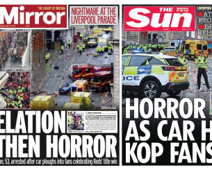 Τα ανατριχιαστικά πρωτοσέλιδα στην Αγγλία για την επίθεση - «Η δόξα της Λίβερπουλ μετατρέπεται σε τρόμο»