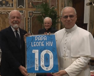 Ο Πάπας Λέων ΙΔ’ συνεχάρη τη Νάπολι και αποκάλυψε εάν τελικά είναι οπαδός της Ρόμα