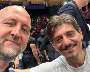 Ο Ντίνο Ράτζα δημοσίευσε τις selfie με Γιαννακόπουλο και Αλβέρτη