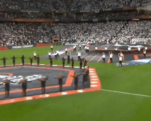 Eπιβλητικό το «Σαν Μαμές» πριν από την έναρξη του τελικού του Europa League (video)