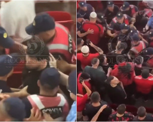 Αλβανοί οπαδοί συνελήφθησαν για προκλητικά σύμβολα κατά της Σερβίας στις εξέδρες (video)