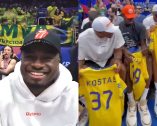 Οι τέσσερις Αντετοκούνμπο μαζί στο Μαρακανά (videos)