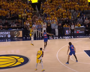 Tο τρίποντο του Χαλιμπάρτον που «κλείδωσε» την πρόκριση των Πέισερς στους τελικούς (video)