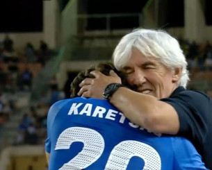 Η θερμή αγκαλιά του «πατέρα» Γιοβάνοβιτς στον Καρέτσα (video)