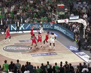 Το... αεροπλανικό buzzer beater του Γκραντ κόντρα στον Ολυμπιακό (video)