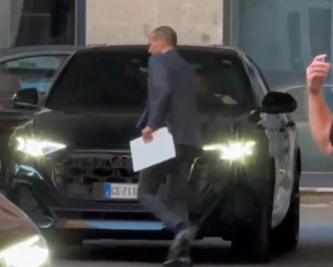 Ο Αλέγκρι είδε τους παπαράτσι κι άρχισε να τρέχει (video)