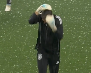 Πρωτοφανής χαλαζόπτωση στο Μόναχο, καθυστέρησε 10 λεπτά η έναρξη του Γερμανία - Πορτογαλία (video)