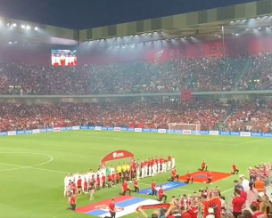 Οργισμένη ανακοίνωση της Σερβίας: «Οπαδοί της Αλβανίας επιτέθηκαν στους παίκτες μας»