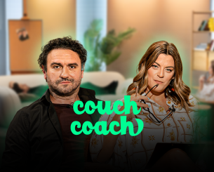 Couch Coach, επεισόδιο 2: Η Χριστίνα Βραχάλη «θεραπεύει» τον Μελέτη Ηλία (web TV)