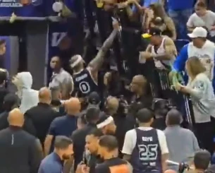 Ο ΝτεΜάρκους Κάζινς αποβλήθηκε, έκανε κ@λοδάχτυλα και παραλίγο να έρθει στα χέρια με θεατές (video)