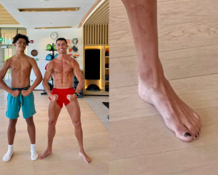 Ο Κριστιάνο εθεάθη με βαμμένο νύχι και υπάρχει συγκεκριμένος λόγος πίσω από αυτό