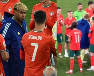 Ψυχρό επεισόδιο: Ο Γιαμάλ αρνήθηκε να δώσει το χέρι στον Κριστιάνο μετά τον χαμένο τελικό