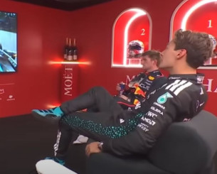 Πως αντέδρασαν Ράσελ και Φερστάπεν όταν είδαν τη σύγκρουση των δυο McLaren