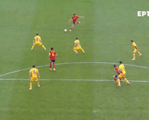 Η Ισπανία Κ21 ισοφάρισε τη Ρουμανία με «τηλεκατευθυνόμενο» σουτ του Χαουρεγκιθάρ (video)