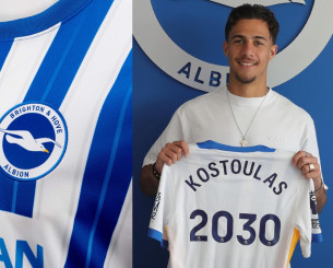 Πόσο κοστίζει και από πού μπορείτε να αγοράσετε τη νέα φανέλα του Κωστούλα με την Μπράιτον