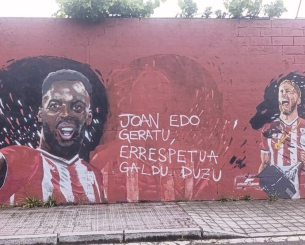 Βανδάλισαν τοιχογραφία του Νίκο Γουίλιαμς στο Μπιλμπάο: «Είτε φύγεις είτε μείνεις, έχεις χάσει τον σεβασμό μας»