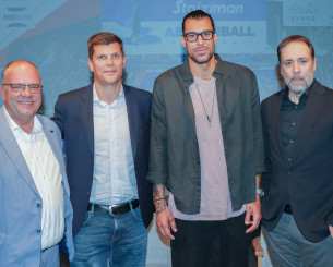 Παρουσίαση του 7ου FIBA 3X3  Stoiximan AegeanBall Festival - Μπάσκετ με φόντο το Αιγαίο