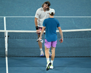 Προπονήθηκε μαζί με τον Σίνερ ο Τσιτσιπάς (video)