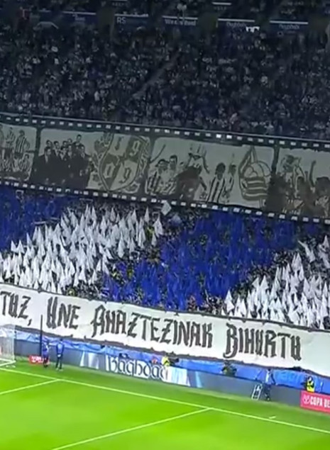 Φοβερή ατμόσφαιρα στις εξέδρες πριν το Σοσιεδάδ - Αθλέτικ Μπιλμπάο (video)