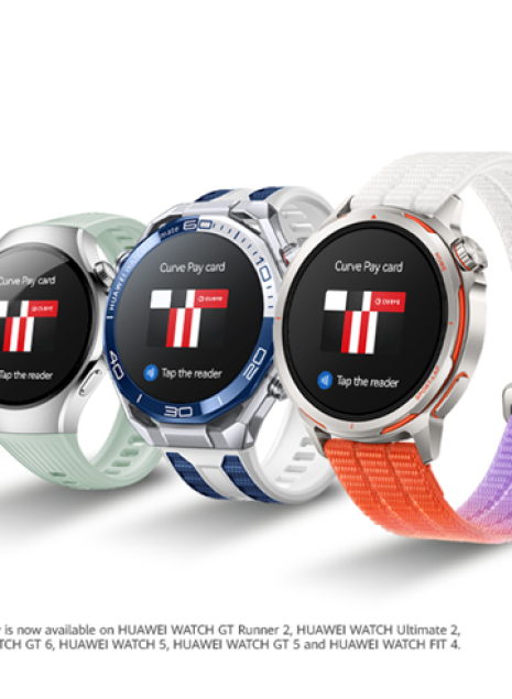 Η Huawei φέρνει ανέπαφες πληρωμές στα Smartwatches της με το Curve Pay