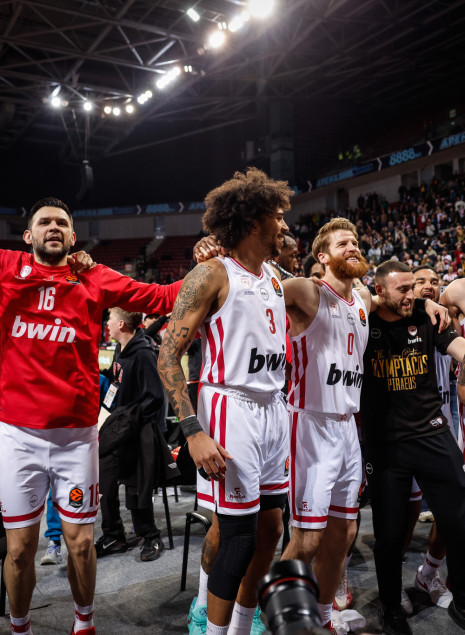 Ο Ολυμπιακός πρώτος στη regular season της Euroleague για τρίτη φορά τα τελευταία 4 χρόνια