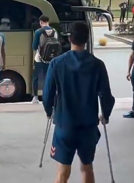 Με πατερίτσες και πρησμένο αστράγαλο ο Πουέρτο πριν το Game 4 ανάμεσα σε Παναθηναϊκό και Βαλένθια (video)
