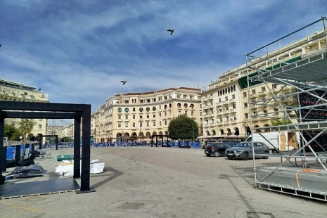 Η πλατεία Αριστοτέλους, η Τούμπα και η Θεσσαλονίκη ετοιμάζονται για τα 100 χρόνια ΠΑΟΚ