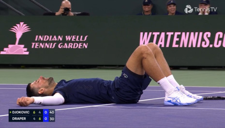 Είναι 38 χρόνων, πώς το έκανε; Ο Τζόκοβιτς κέρδισε τον πόντο της χρονιάς μετά από ασύλληπτο ράλι με τον Ντρέιπερ (video)