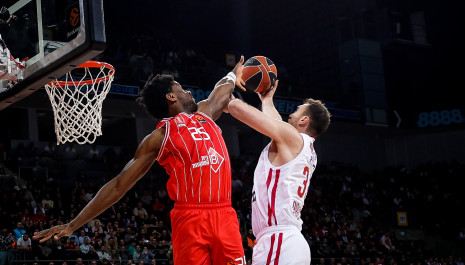 Η βαθμολογία της EuroLeague μετά τη νίκη του Ολυμπιακού κόντρα στη Χάποελ Τελ Αβίβ