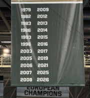 Ανανεώθηκε το banner στο T-Center με τις κατακτήσεις Κυπέλλου του Παναθηναϊκού (photo)