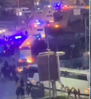 Χάος και εκτεταμένα επεισόδια στο Νόβι Πάζαρ - Ερυθρός Αστέρας - Πηδούσαν από τα παράθυρα του λεωφορείου (videos)