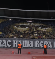 «Kαμπάνα» στον Ερυθρό Αστέρα από την UEFA για το κορεό με τον Άγιο Συμεών