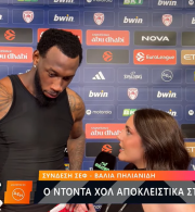 Ντόντα Χολ στο Athletiko: «Αποδώσαμε το μπάσκετ του Ολυμπιακού - Πεισμώσαμε μετά τη Μονακό»