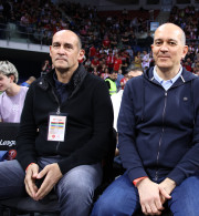 Οι αδερφοί Αγγελόπουλοι στη Σόφια για το παιχνίδι του Ολυμπιακού με τη Χάποελ Τελ Αβίβ