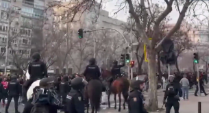 Χάος και επεισόδια πριν το Ρεάλ Μαδρίτης-Μπενφίκα στην Ισπανία - Ξύλο Πορτογάλων με αστυνομικούς (video)