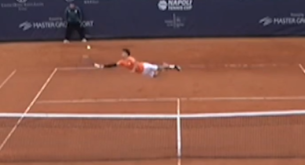 Τενίστας την... είδε Ντοναρούμα και έκανε απίθανη απόκρουση (video)