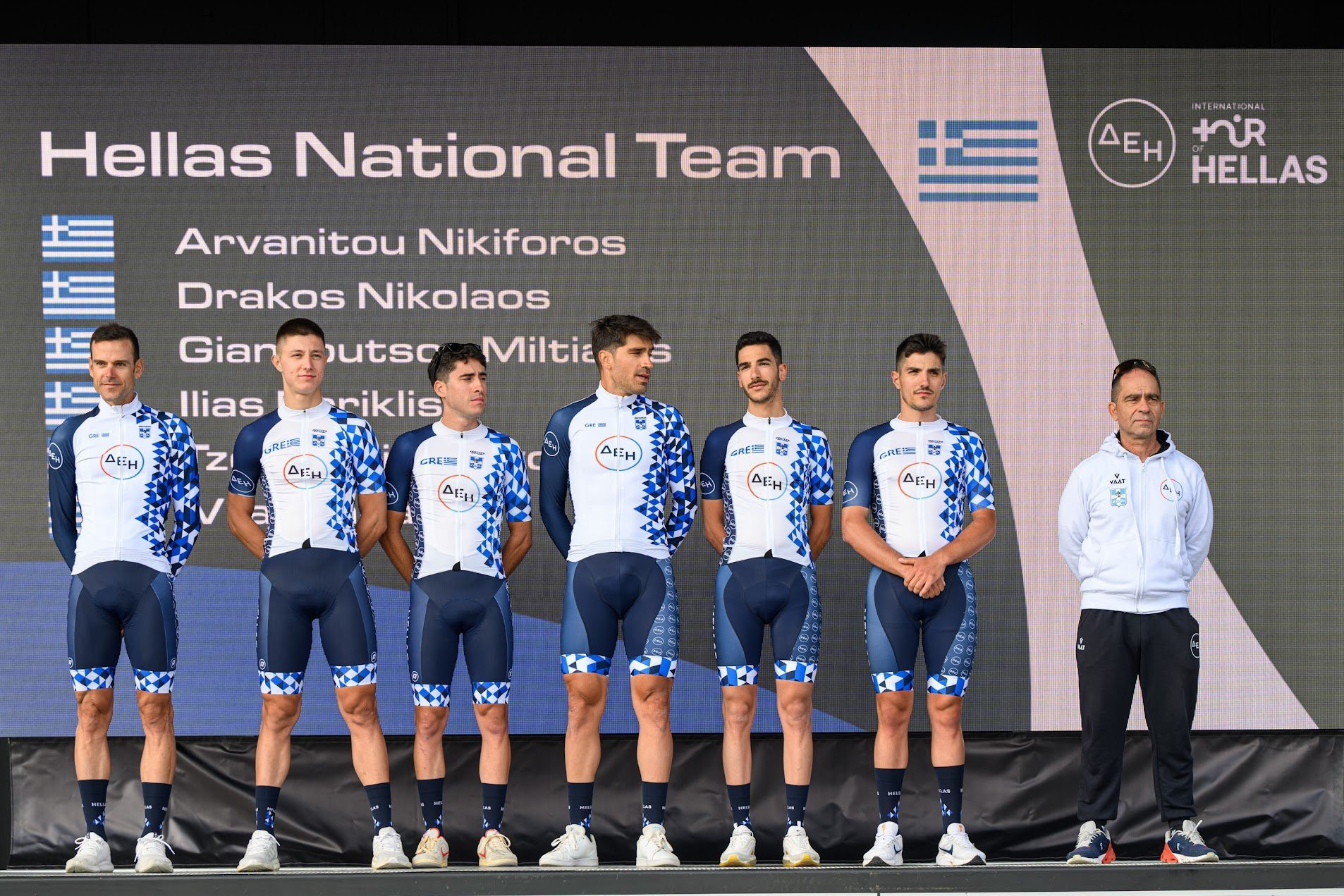 Η Εθνική Ομάδα ποδηλασίας δρόμου για το ΔΕΗ International Tour of Hellas