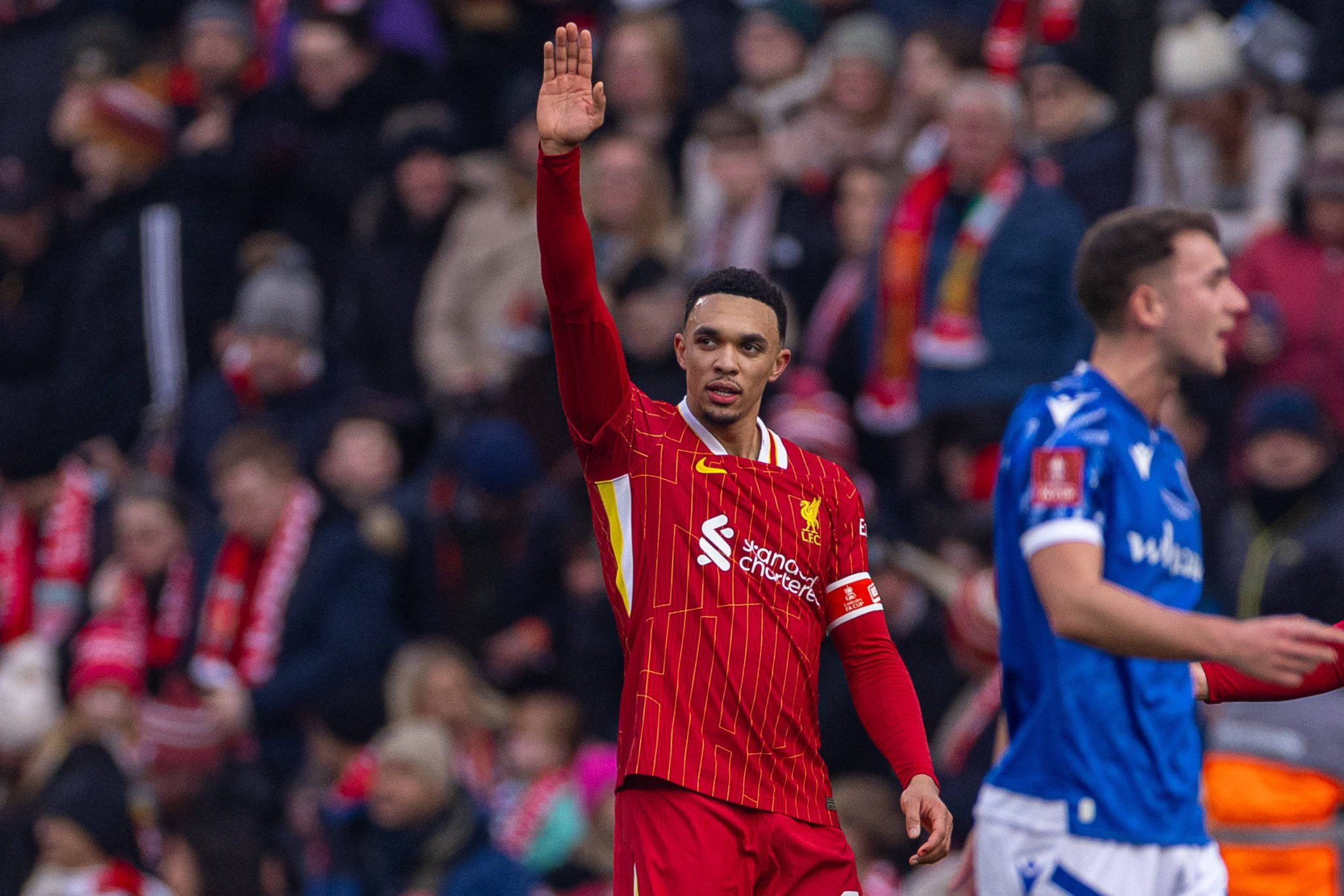 Όλοι αναρωτιούνται το ίδιο πράγμα για τον ξεχωριστό πανηγυρισμό του Αλεξάντερ Άρνολντ