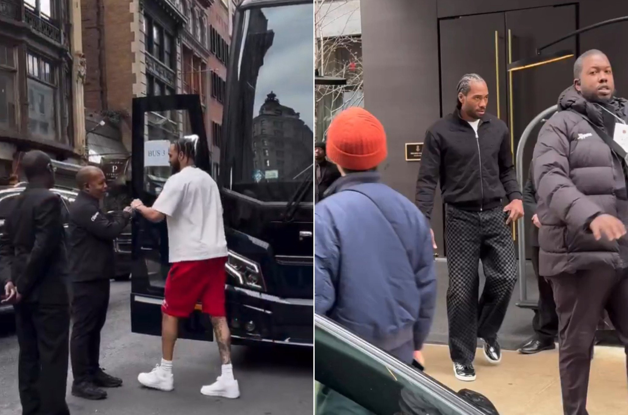 Ομάδα μόνο στα... χαρτιά: Οι super stars των Κλίπερς μεταφέρονται με SUV, χώρια από τους συμπαίκτες τους (vid)