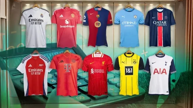 Αυτές είναι οι 10 πιο περιζήτητες φανέλες στο παγκόσμιο ποδόσφαιρο