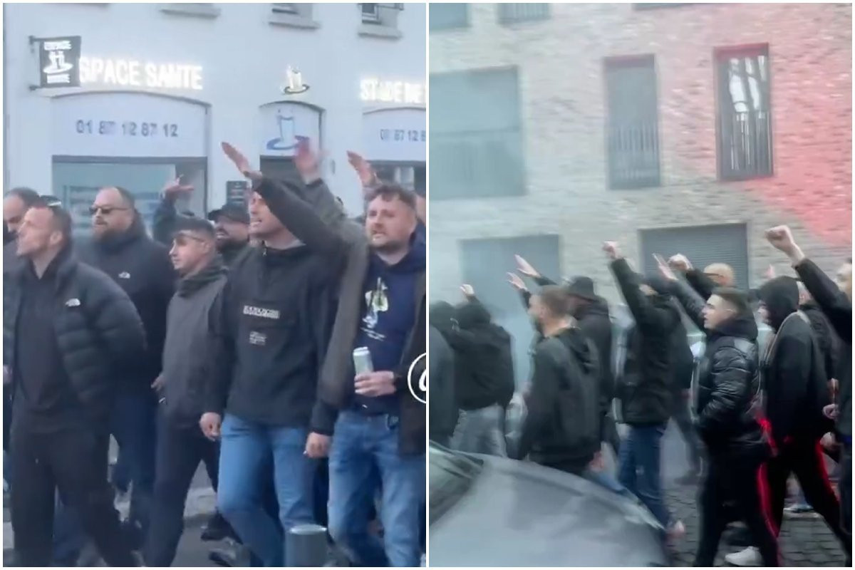 Κροάτες οπαδοί συνελήφθησαν για ναζιστικούς χαιρετισμούς πριν το ματς με τη Γαλλία (vid)