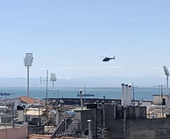 Ο Σαββίδης προσγειώθηκε στην Τούμπα με ελικόπτερο