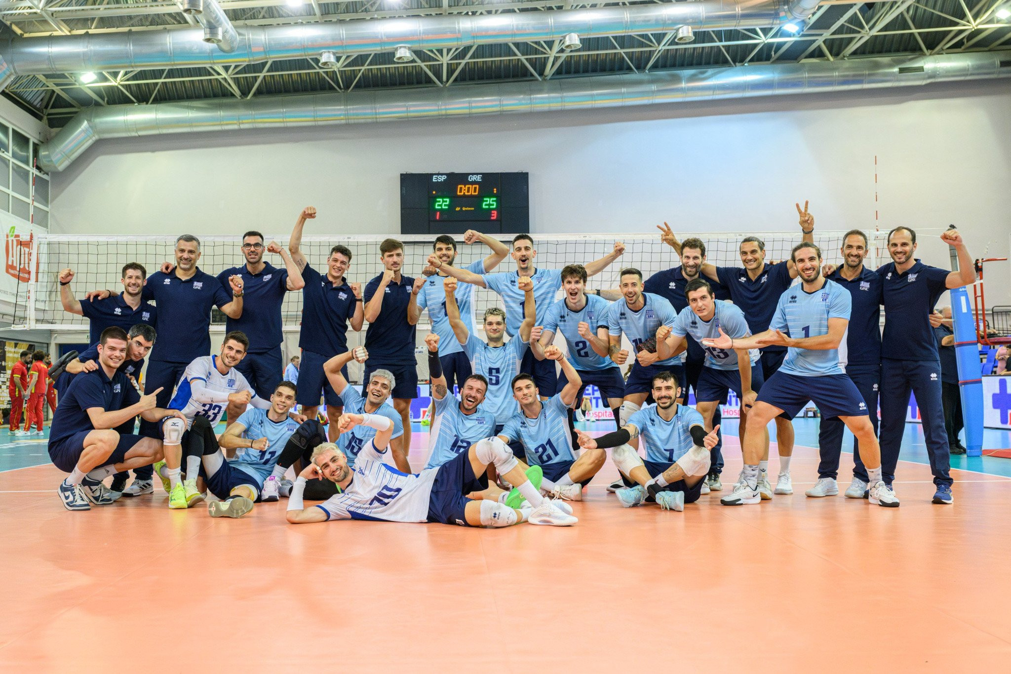 Η 16αδα της Εθνικής βόλεϊ ανδρών ενόψει των προκριματικών του Ευρωπαϊκού Πρωταθλήματος